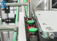 Wysokoprecyzyjna półautomatyczna samoprzylepna maszyna do etykietowania okrągłych butelek AC220V