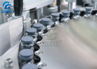 Sterowanie PLC Małe szczepionki Maszyna do etykietowania butelek o długości 4,2 m